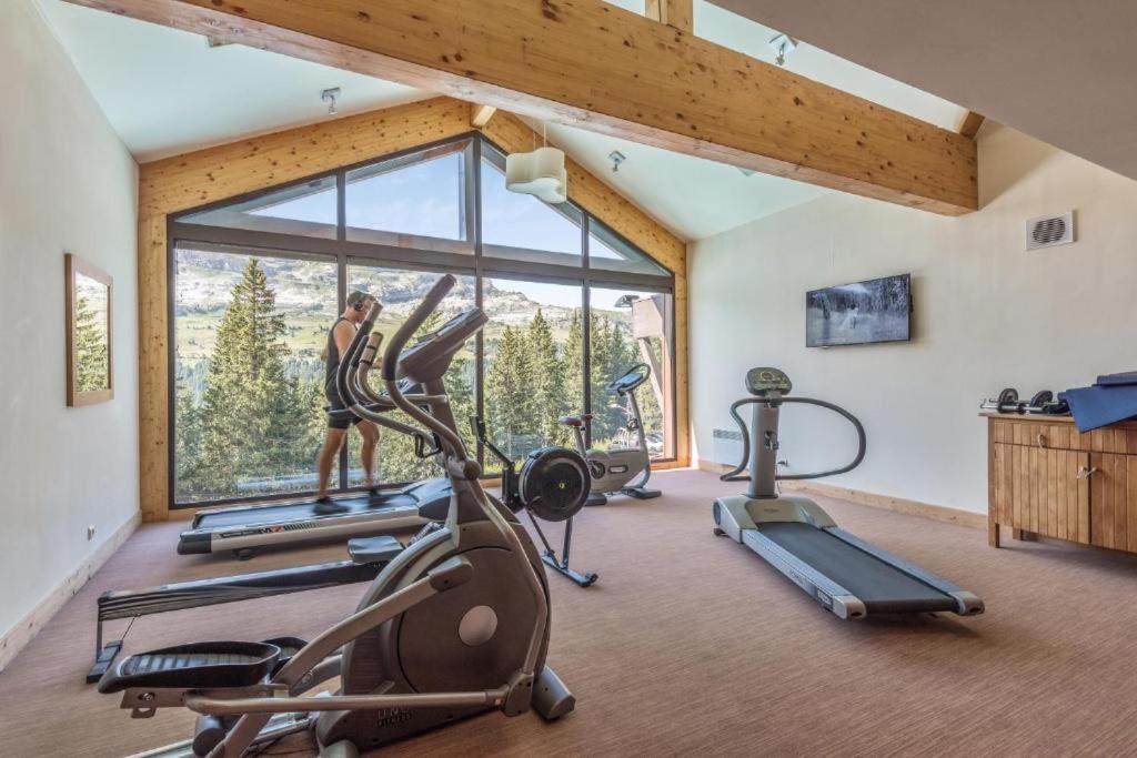 Appartement Premium En Pleine Nature A Flaine, 8 A 10 Personnes - Piscine Exterieure Chauffee, Jacuzzi, Sauna, Hammam Et Salle De Sport ภายนอก รูปภาพ