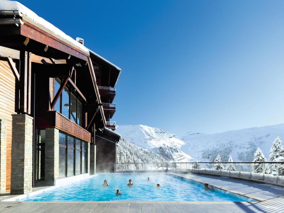 Appartement Premium En Pleine Nature A Flaine, 8 A 10 Personnes - Piscine Exterieure Chauffee, Jacuzzi, Sauna, Hammam Et Salle De Sport ภายนอก รูปภาพ